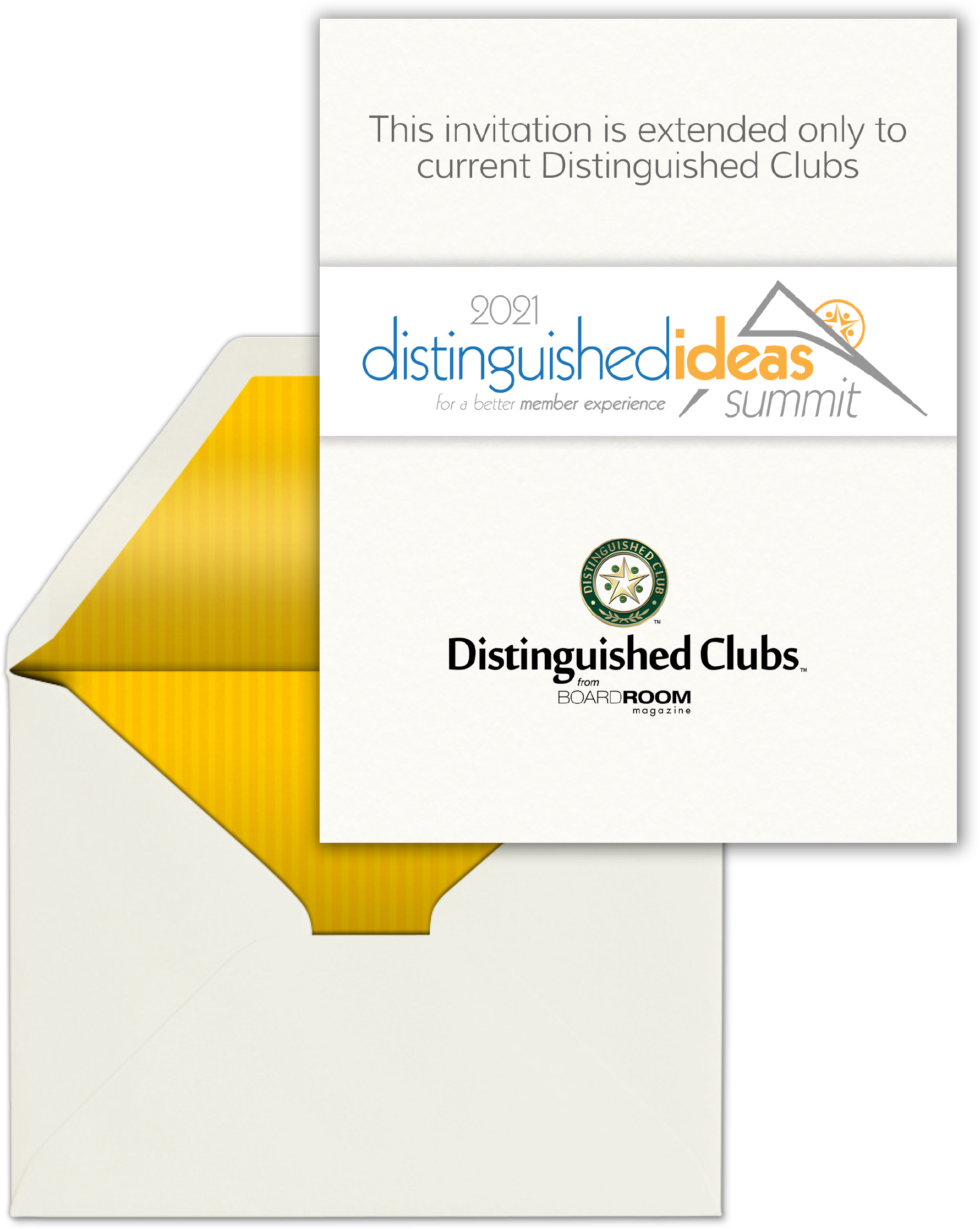 2018 Distinguished Ideas Summit Invite